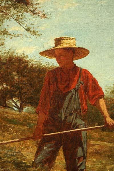 Winslow Homer Haymaking oil painting image